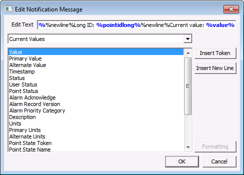 Edit Notification Message